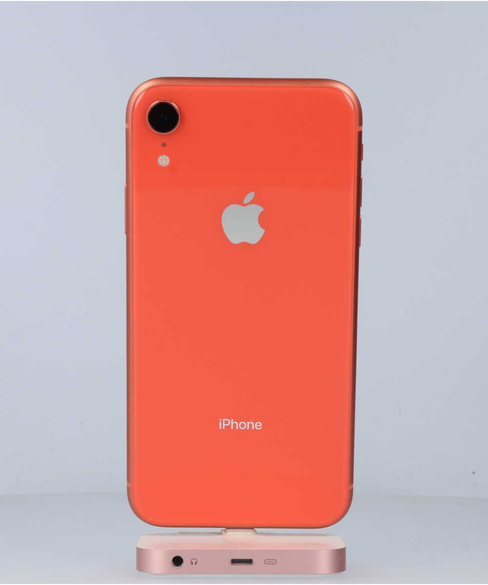 iPhone XR 64GB SIMフリー バッテリー最大容量:85% コーラル Aグレード (357371092859606) 中古