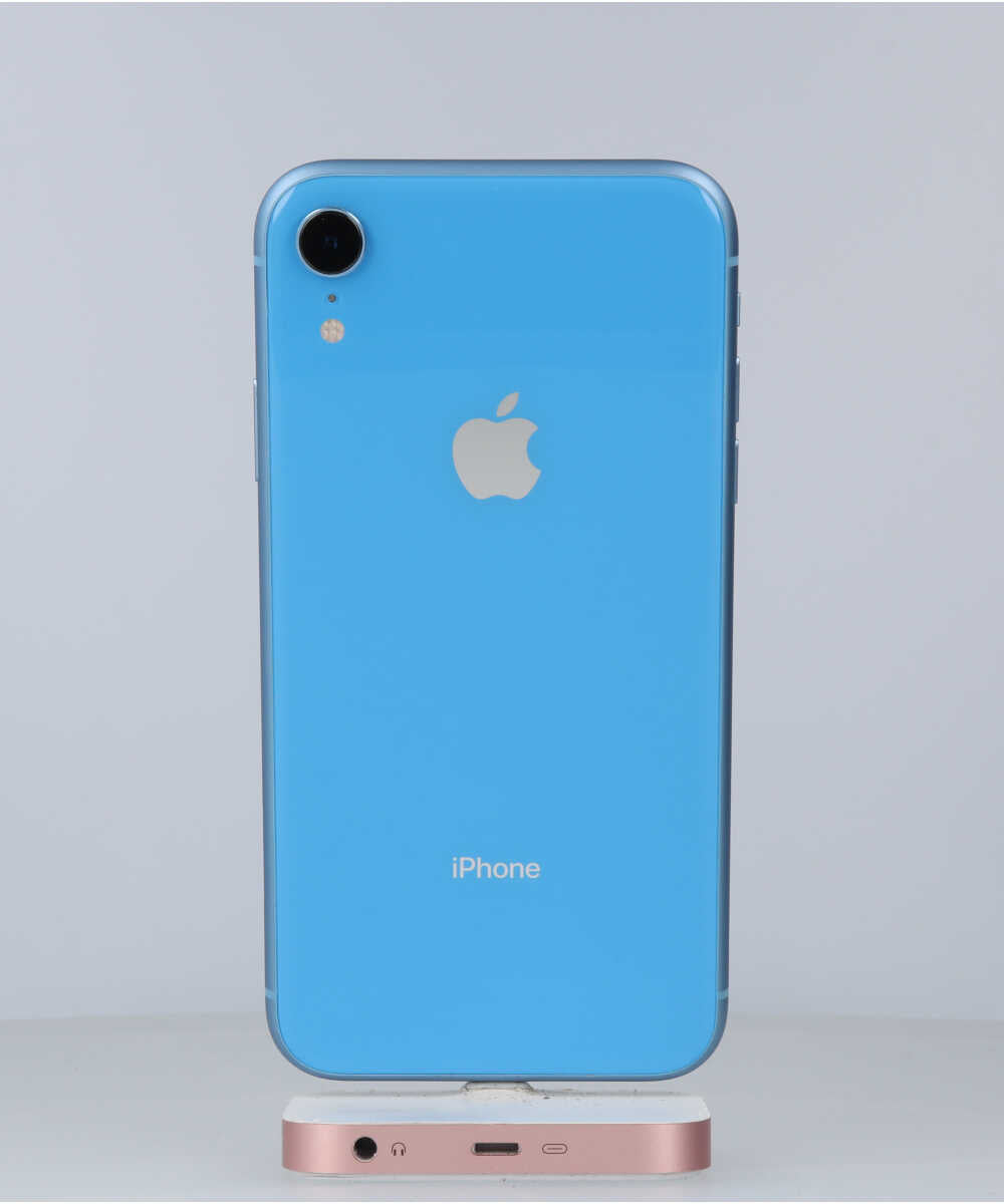 iPhone XR 128GB SIMフリー バッテリー最大容量:91% ブルー Aグレード (357372092709924) 中古