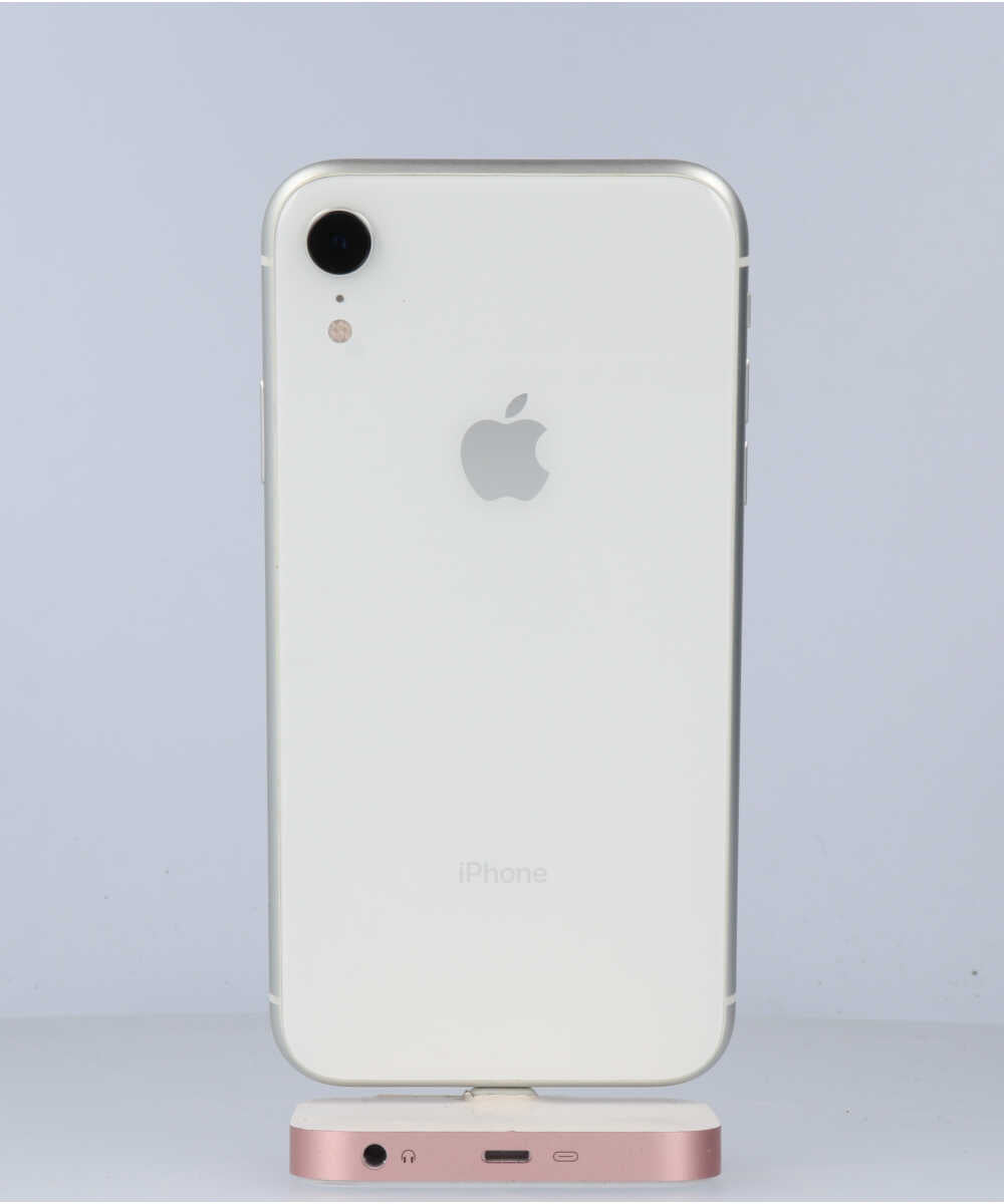 iPhone XR 64GB SIMフリー バッテリー最大容量:90% ホワイト Aグレード (357373093545630) 中古