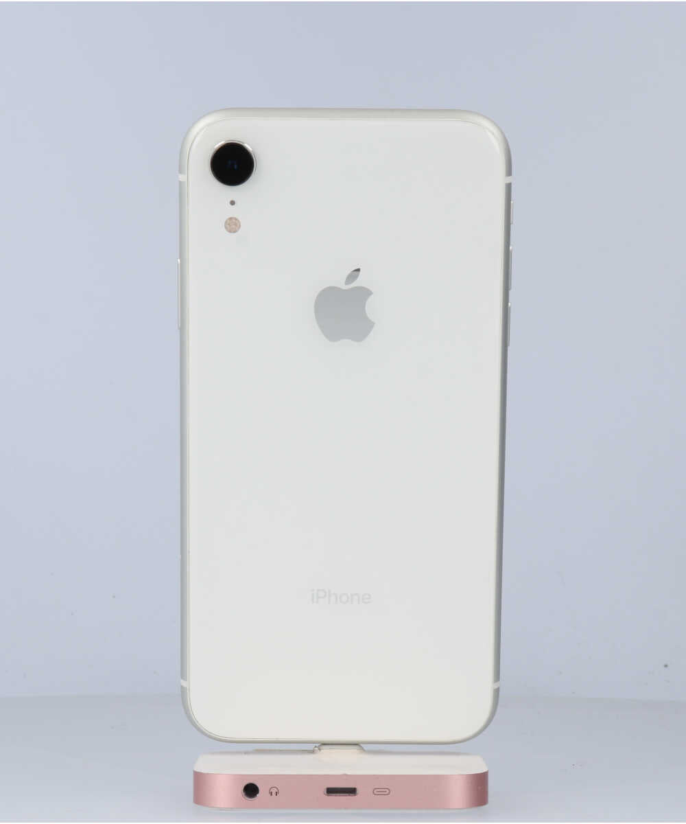 iPhone XR 64GB SIMフリー バッテリー最大容量:84% ホワイト Aグレード (357374095188239) 中古
