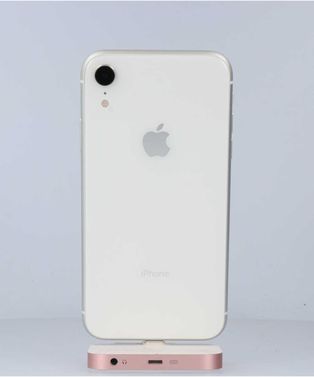 iPhone XR 64GB SIMフリー バッテリー最大容量:85% ホワイト Aグレード (357374098992926) 中古