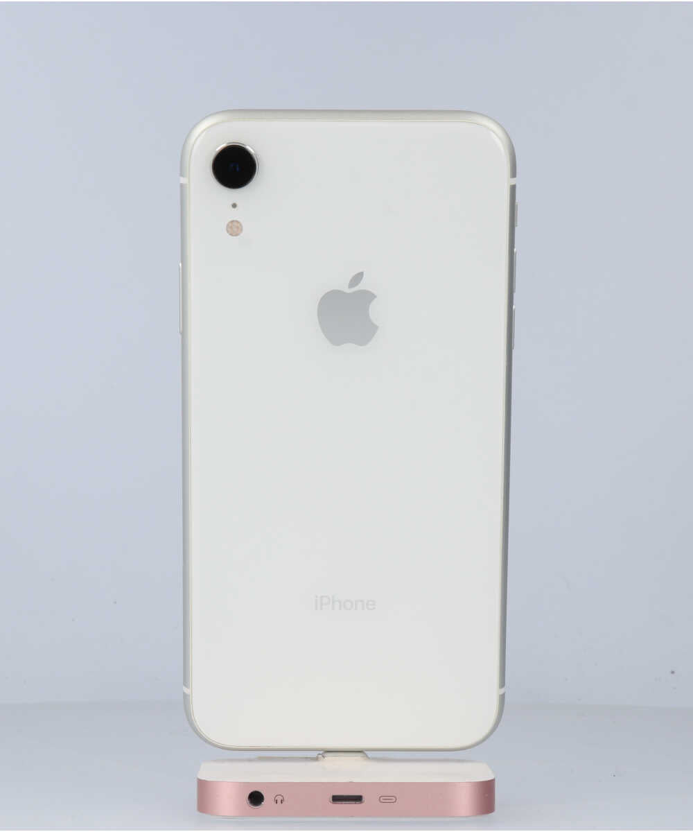 iPhone XR 64GB SIMフリー バッテリー最大容量:87% ホワイト Aグレード (357374099091231) 中古