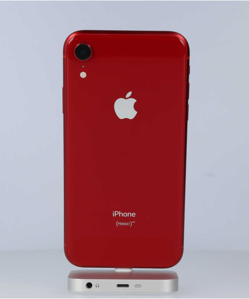 iPhone XR 64GB SIMフリー バッテリー最大容量:93% レッド Bグレード (357375091886023) 中古