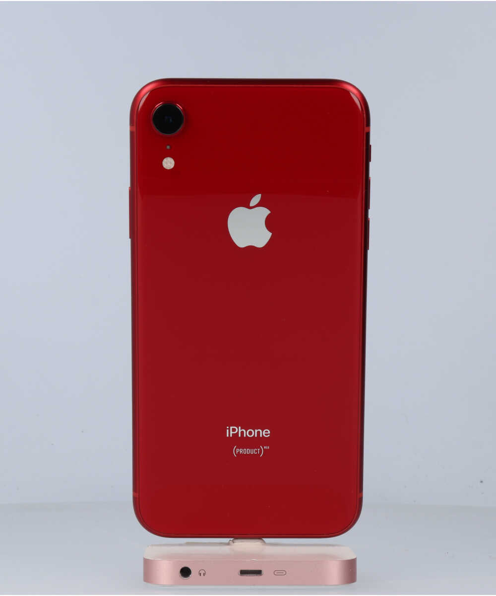 iPhone XR 64GB SIMフリー バッテリー最大容量:92% レッド Aグレード (357377094622561) 中古