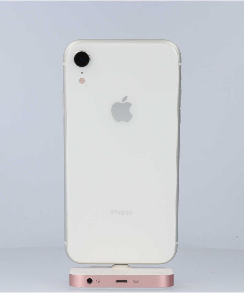 iPhone XR 64GB SIMフリー バッテリー最大容量:92% ホワイト Aグレード (357377099041171) 中古