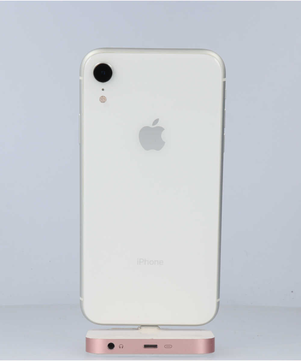 iPhone XR 64GB SIMフリー バッテリー最大容量:91% ホワイト Aグレード (357379090745677) 中古