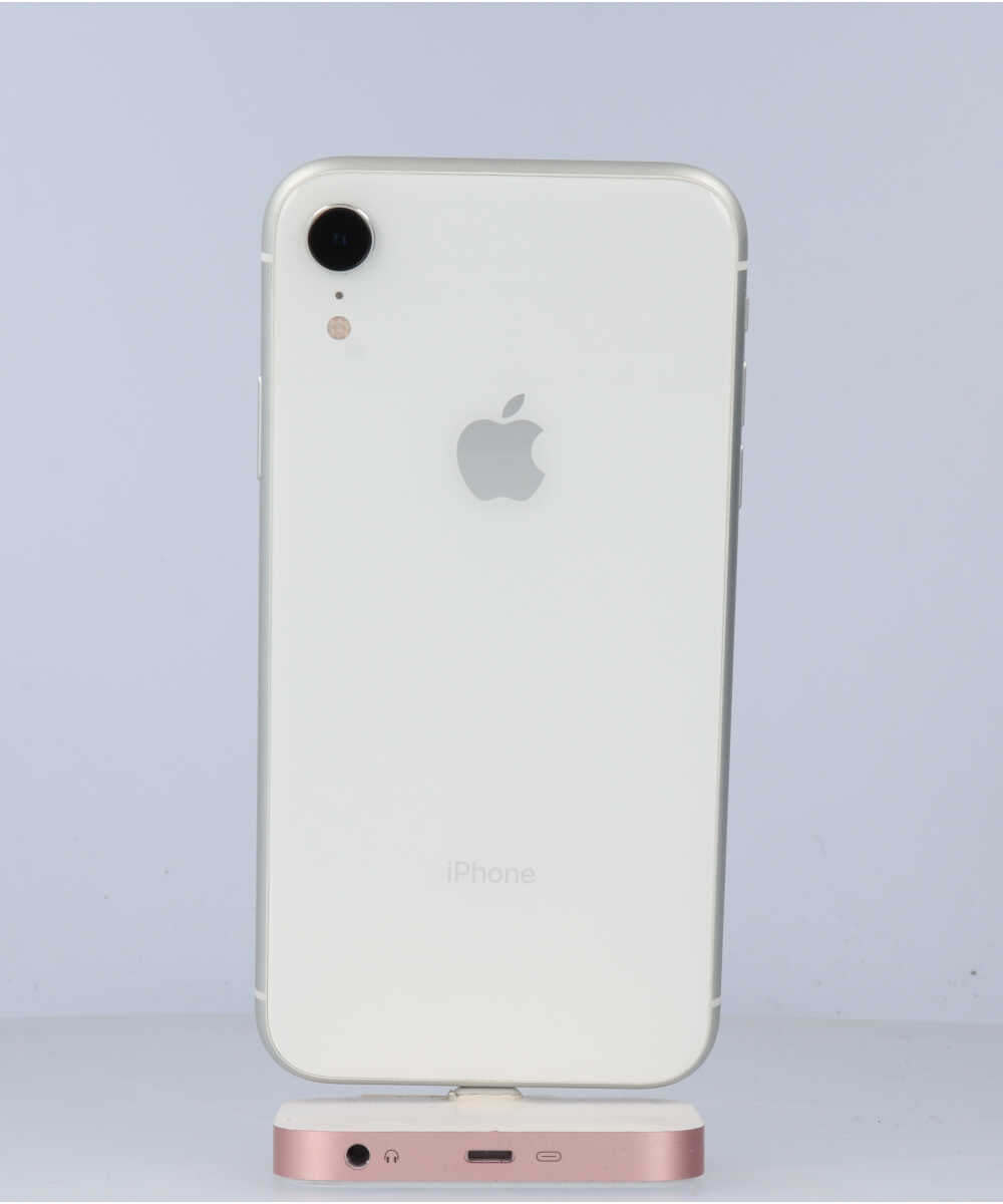 iPhone XR 64GB SIMフリー バッテリー最大容量:90% ホワイト Aグレード (357379099635267) 中古