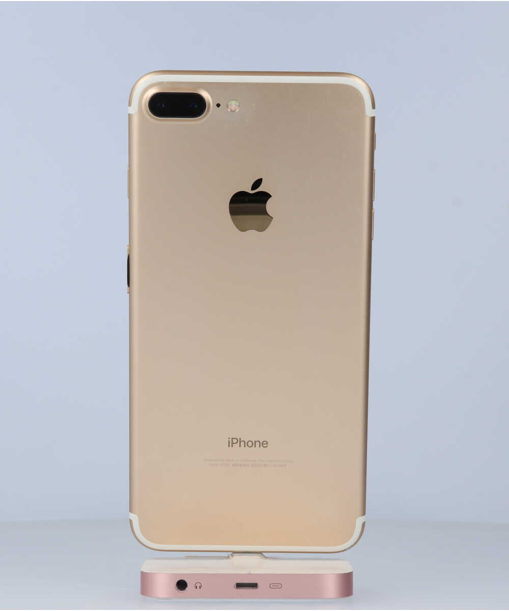 iPhone 7 Plus 128GB SIMフリー バッテリー最大容量:82% ゴールド Bグレード (359151078391800) 中古