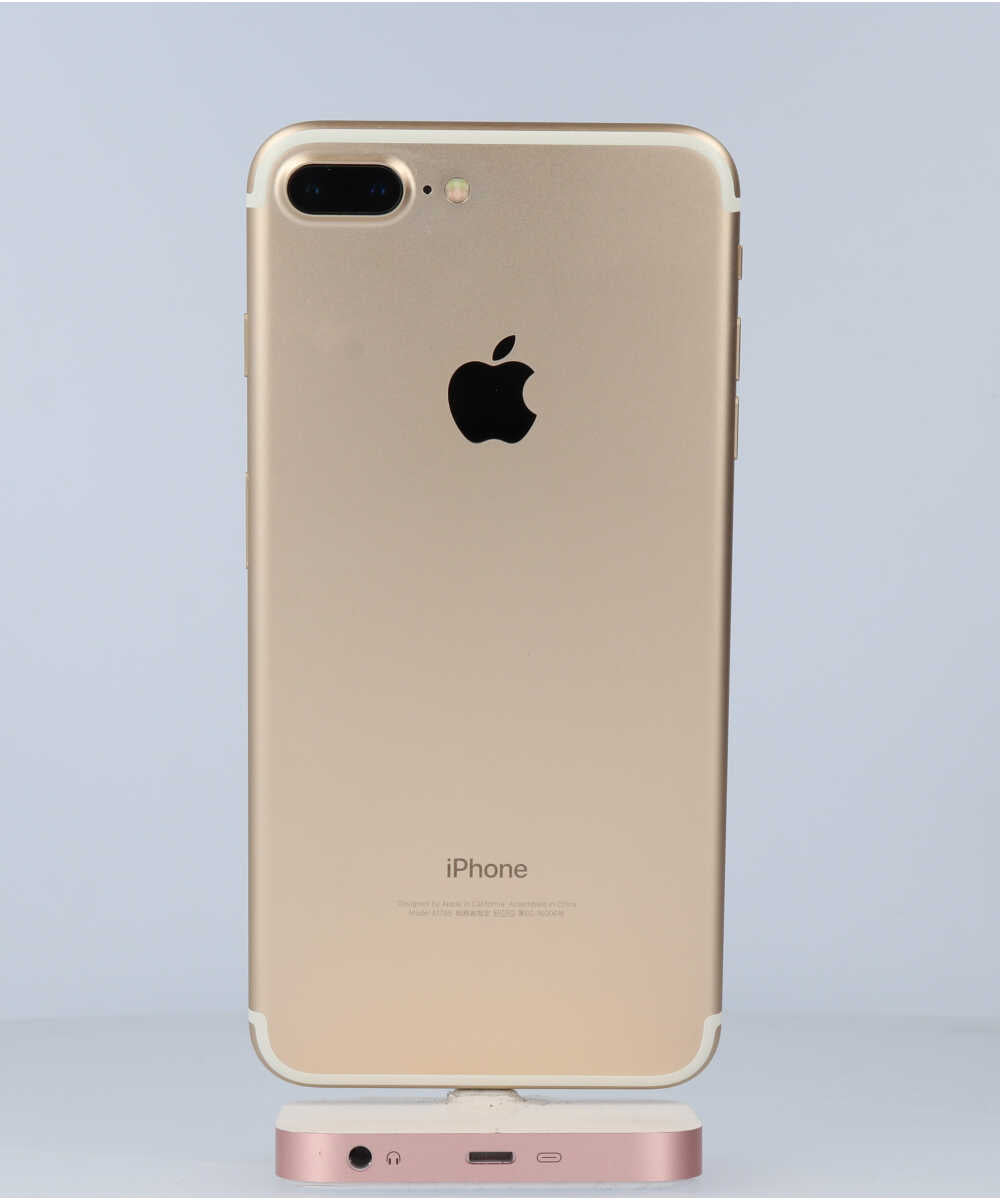 iPhone 7 Plus 256GB SIMフリー バッテリー最大容量:82% ゴールド Bグレード (359187070731221) 中古