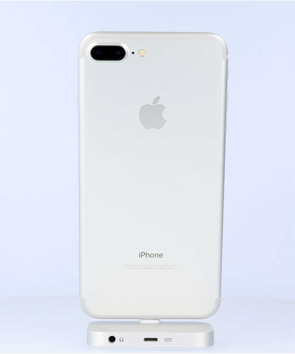 iPhone 7 Plus 128GB SIMフリー バッテリー最大容量:82% シルバー Bグレード (359187071030425) 中古