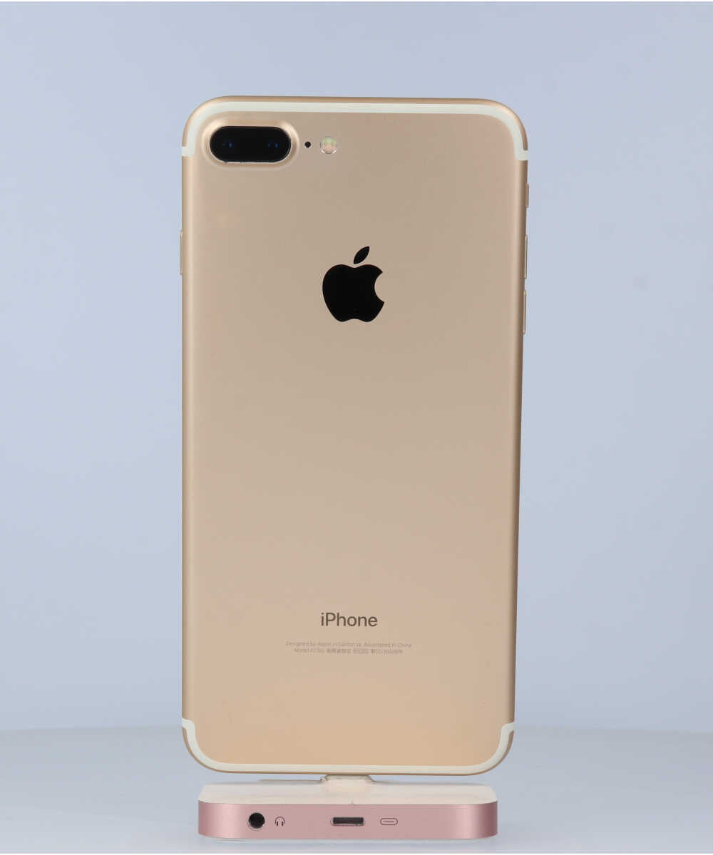 iPhone 7 Plus 128GB SIMフリー バッテリー最大容量:93% ゴールド Bグレード (359187071956942) 中古