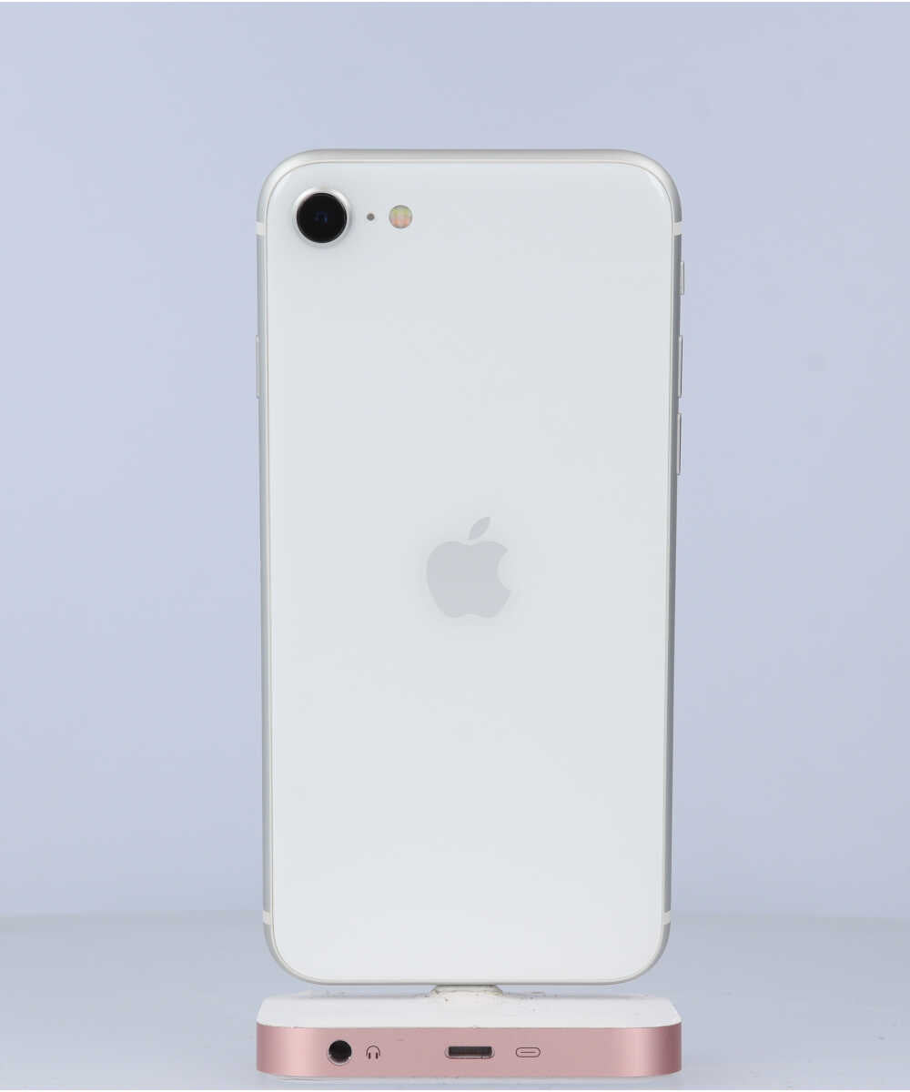 iPhone SE (第 2 世代) 64GB SIMフリー バッテリー最大容量:87% ホワイト Aグレード (359794254014744) 中古