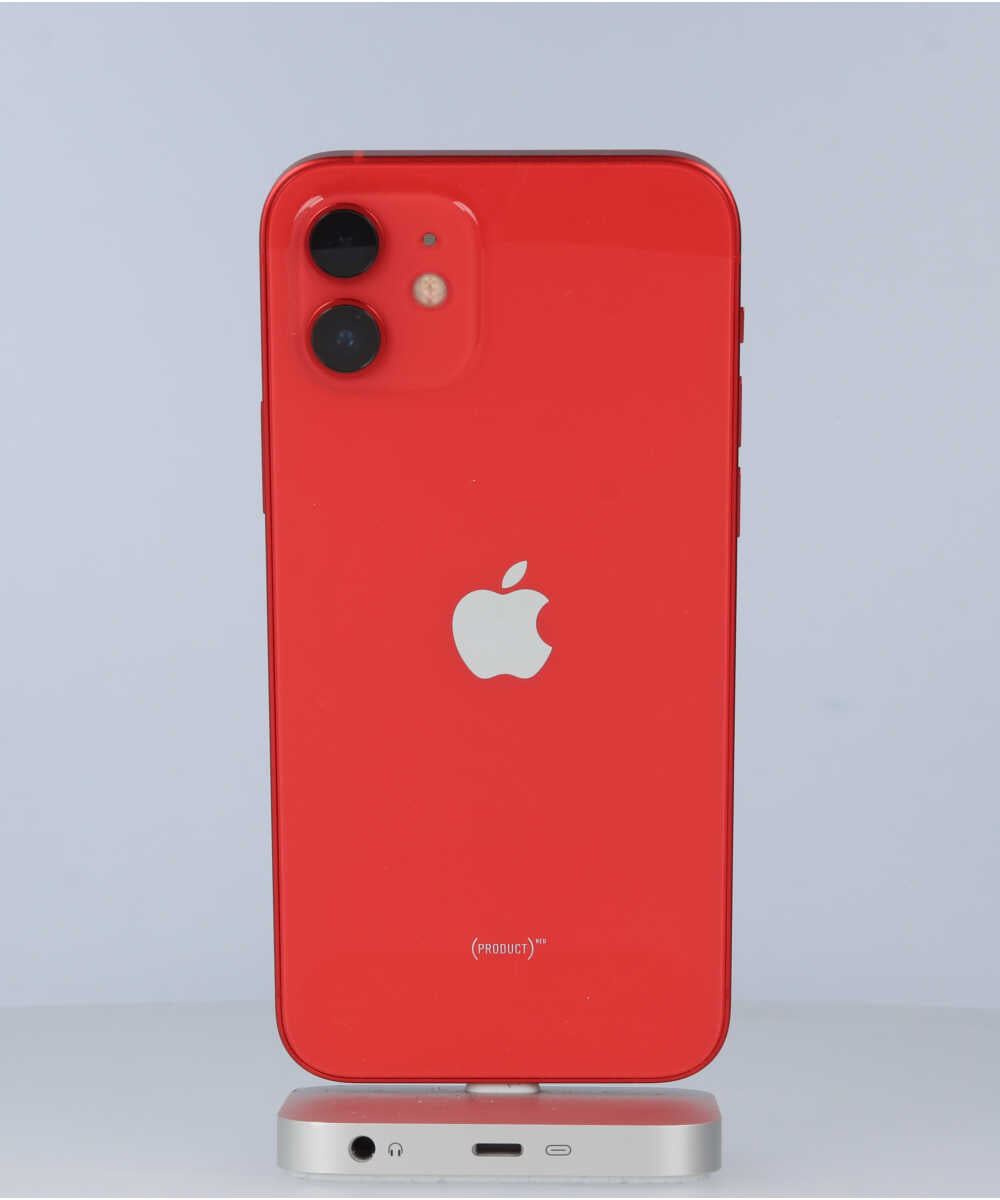 iPhone 12 64GB SIMフリー バッテリー最大容量:92% レッド Aグレード (350643636128566) 中古