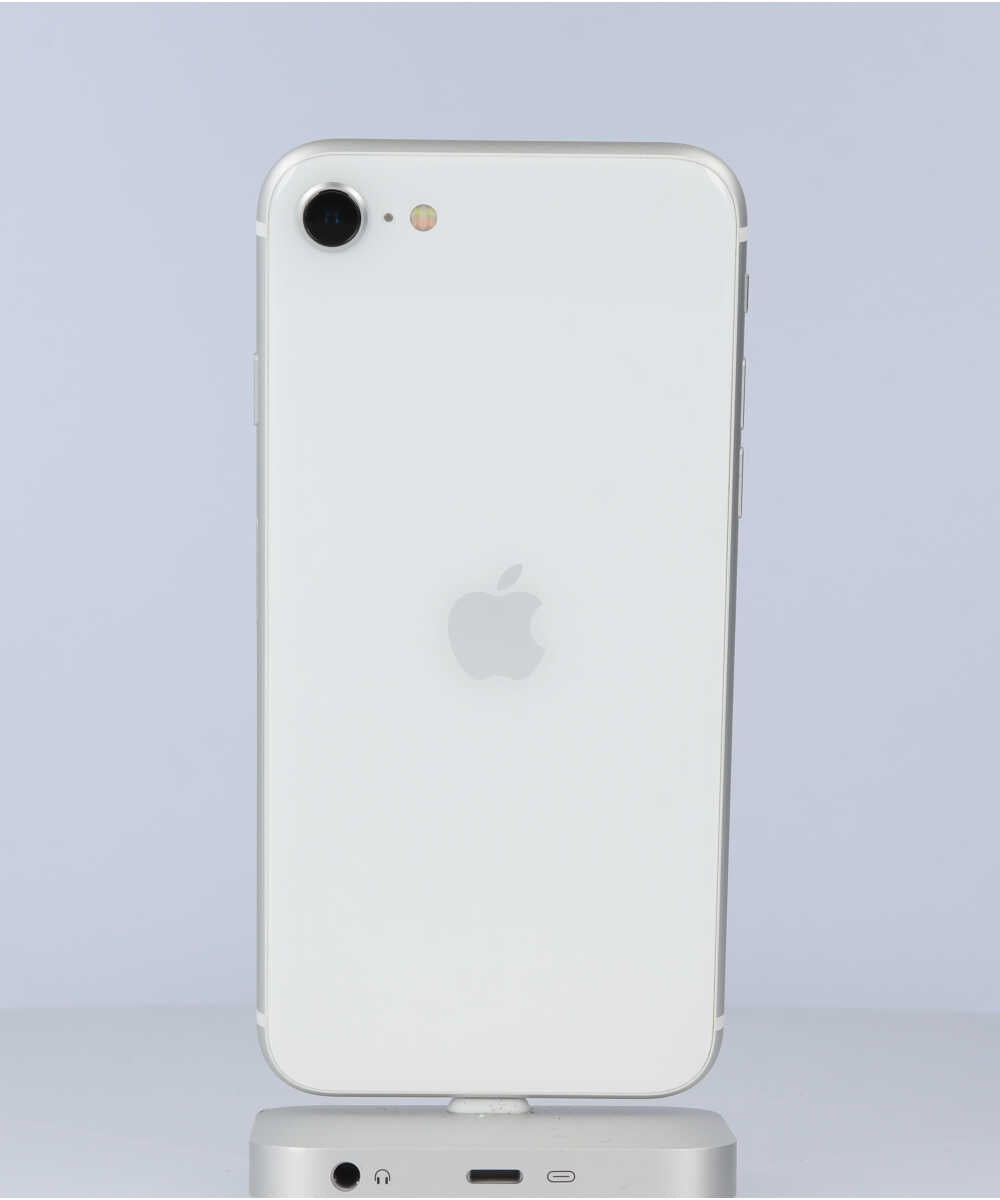 iPhone SE (第 2 世代) 64GB SIMフリー バッテリー最大容量:85% ホワイト Aグレード (351010648317216) 中古