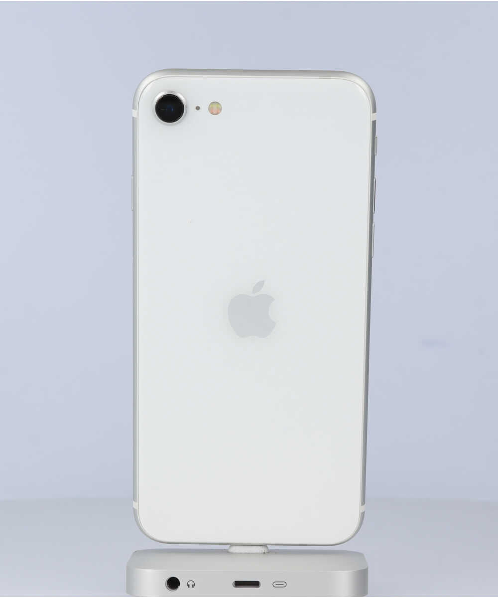 iPhone SE (第 2 世代) 64GB SIMフリー バッテリー最大容量:86% ホワイト Aグレード (351200148659221) 中古