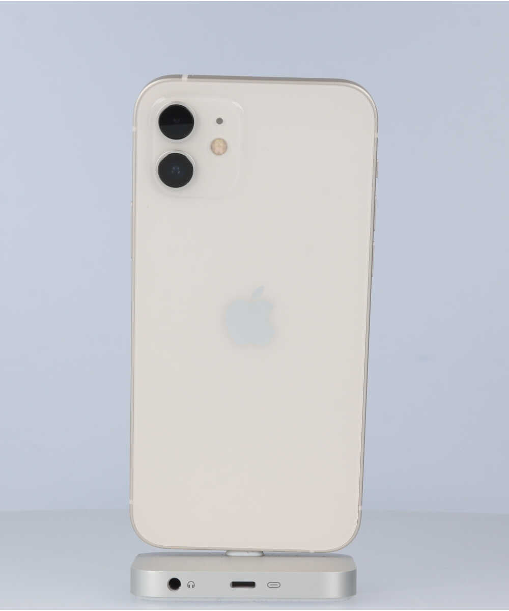 iPhone 12 64GB SIMフリー バッテリー最大容量:89% ホワイト Aグレード (351365225165663) 中古