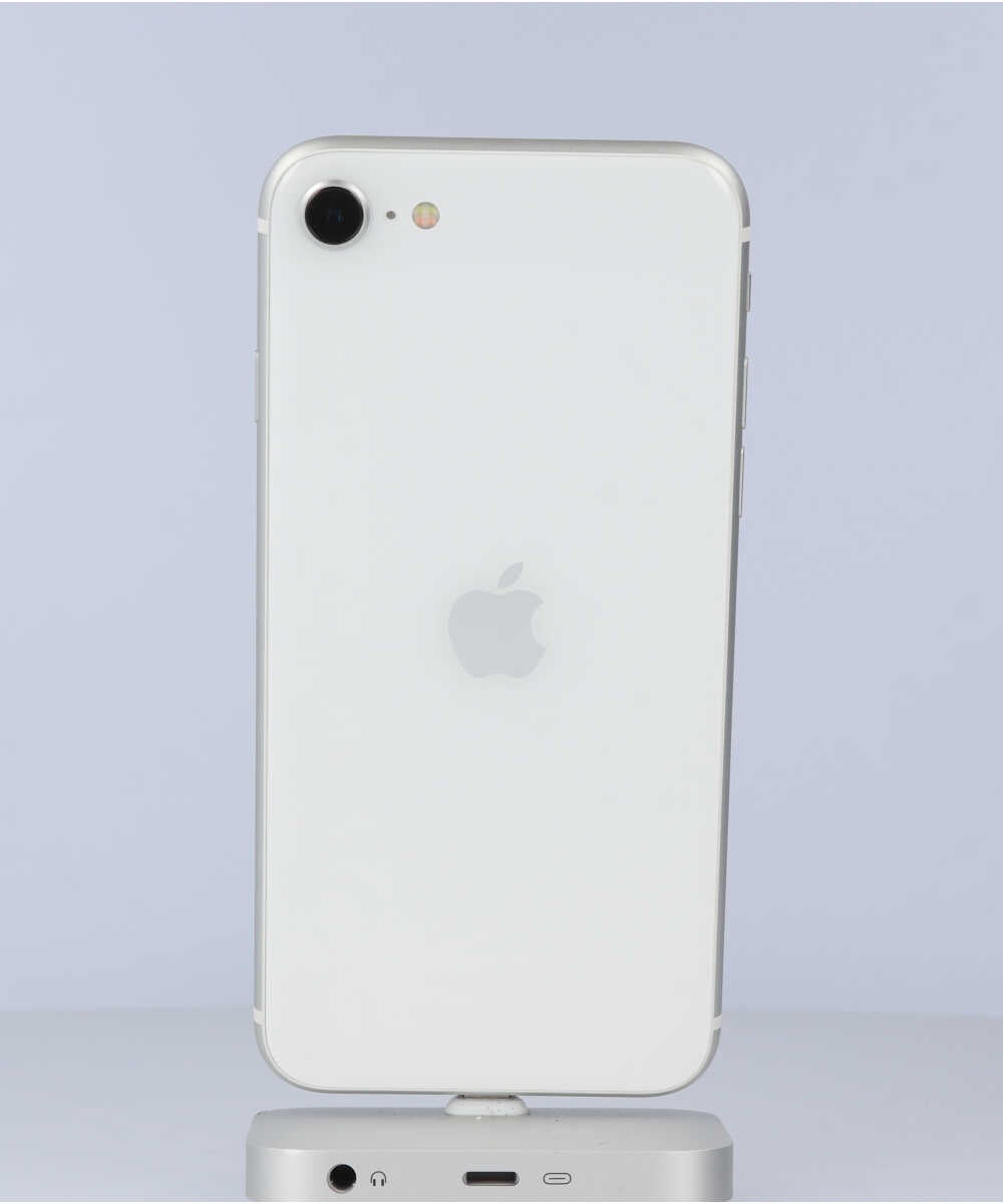 iPhone SE (第 2 世代) 64GB SIMフリー バッテリー最大容量:87% ホワイト Aグレード (352235589961115) 中古