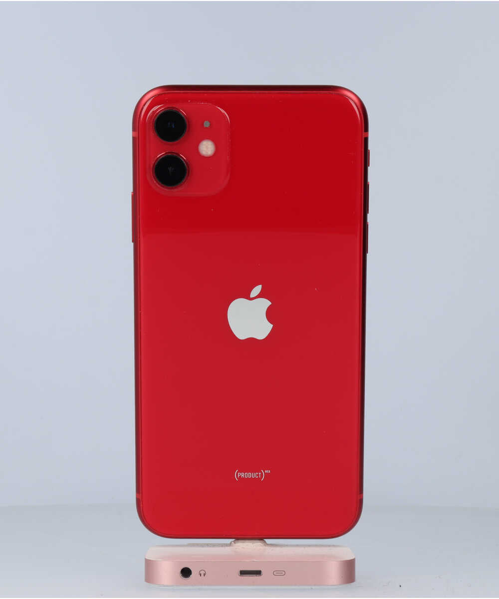 iPhone 11 128GB SIMフリー バッテリー最大容量:87% レッド Aグレード (352915110606699) 中古