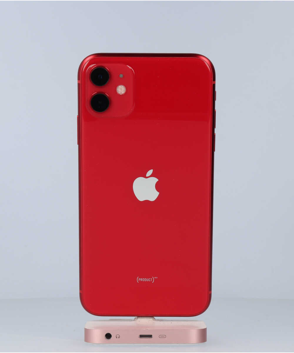 iPhone 11 64GB SIMフリー バッテリー最大容量:88% レッド Aグレード (352917113671308) 中古