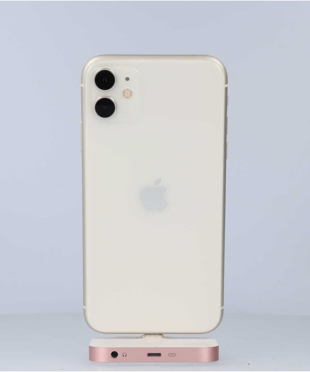 iPhone 11 128GB SIMフリー バッテリー最大容量:87% ホワイト Aグレード (352917114208811) 中古