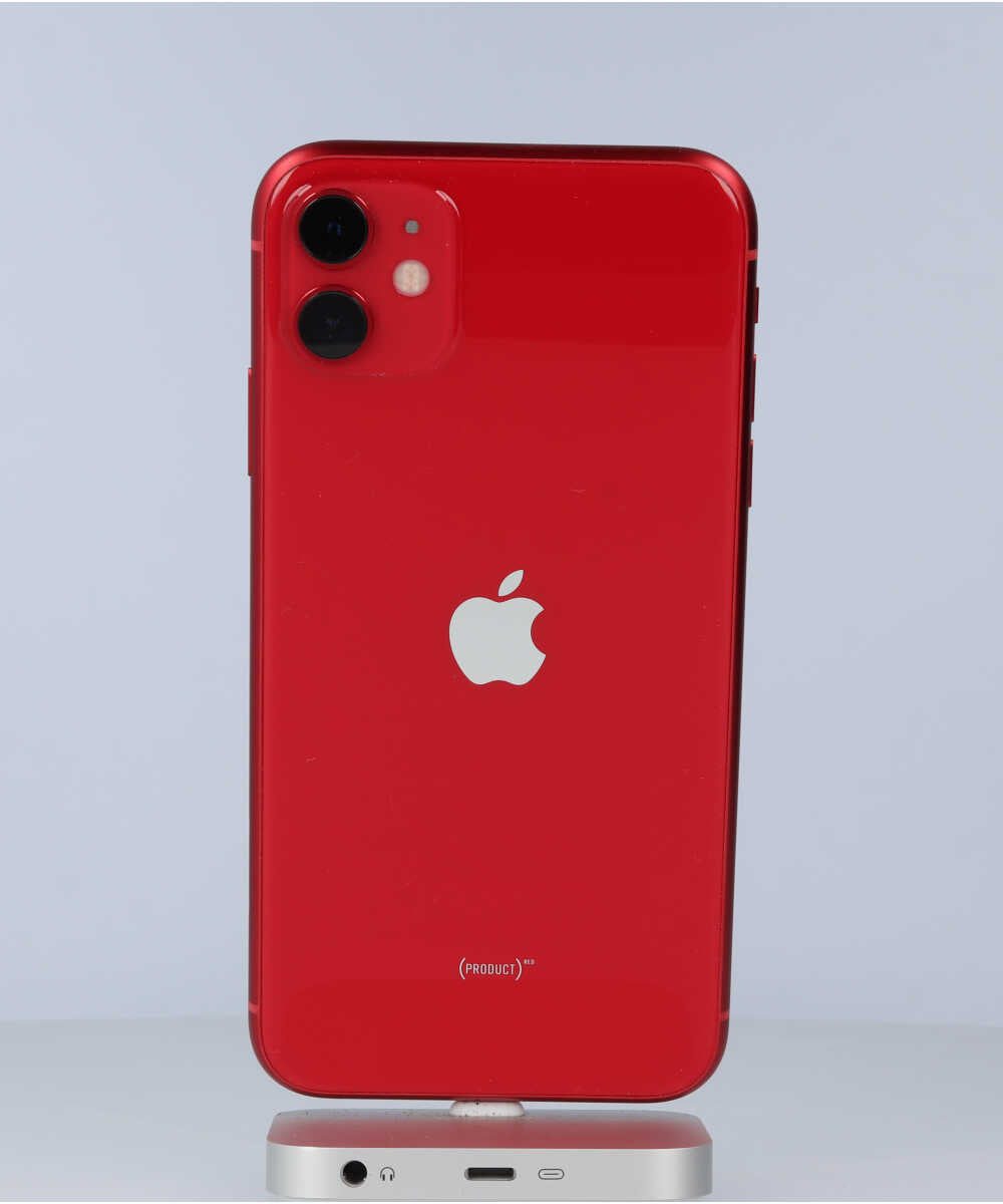 iPhone 11 64GB SIMフリー バッテリー最大容量:89% レッド Aグレード (352921111373297) 中古