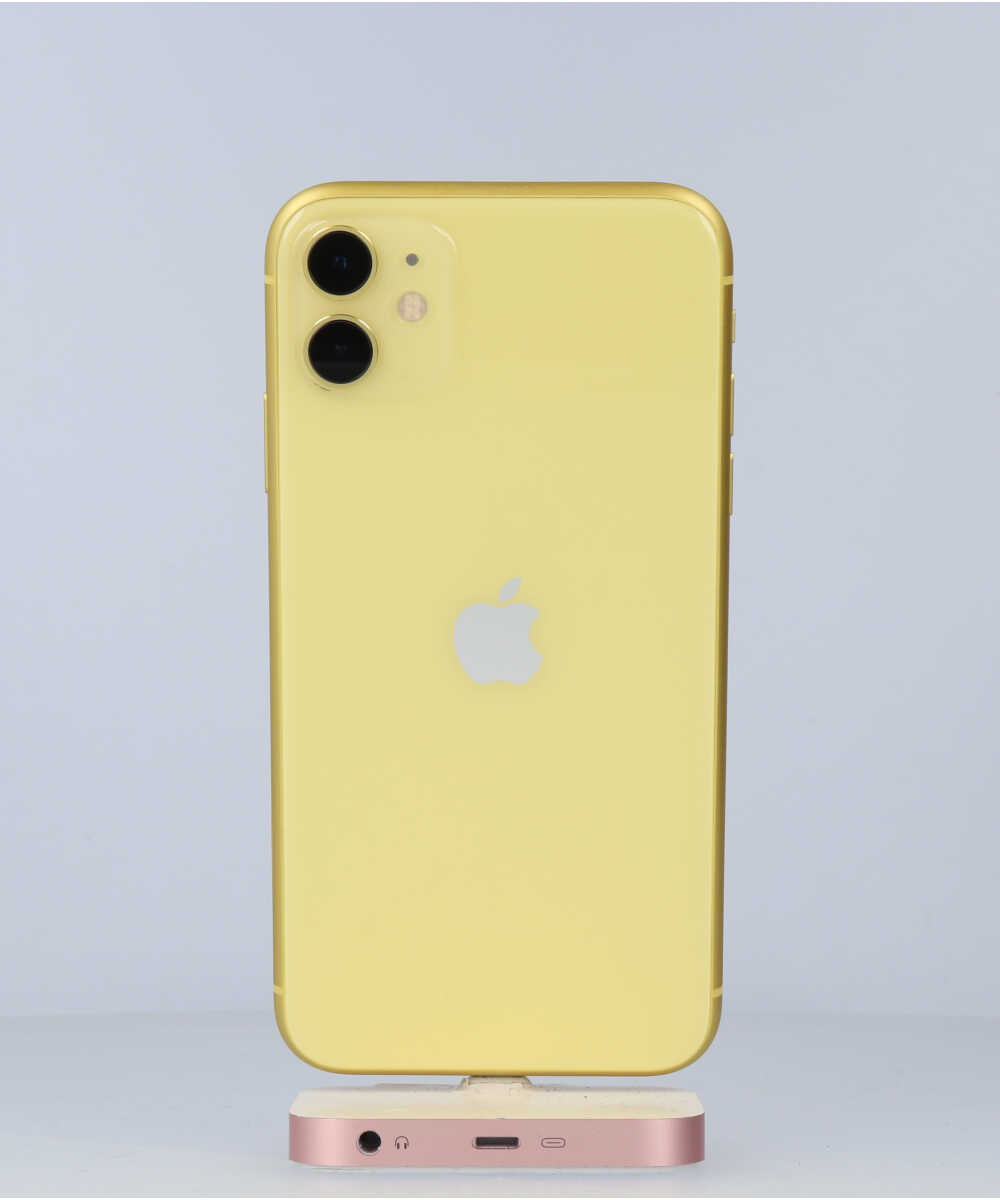 iPhone 11 64GB SIMフリー バッテリー最大容量:86% イエロー Aグレード (352990111151953) 中古