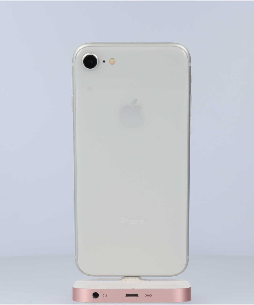 iPhone 8 64GB SIMフリー バッテリー最大容量:87% シルバー Aグレード (352996093376625) 中古