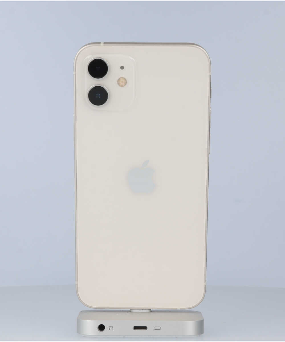 iPhone 12 64GB SIMフリー バッテリー最大容量:91% ホワイト Aグレード (353304543746241) 中古