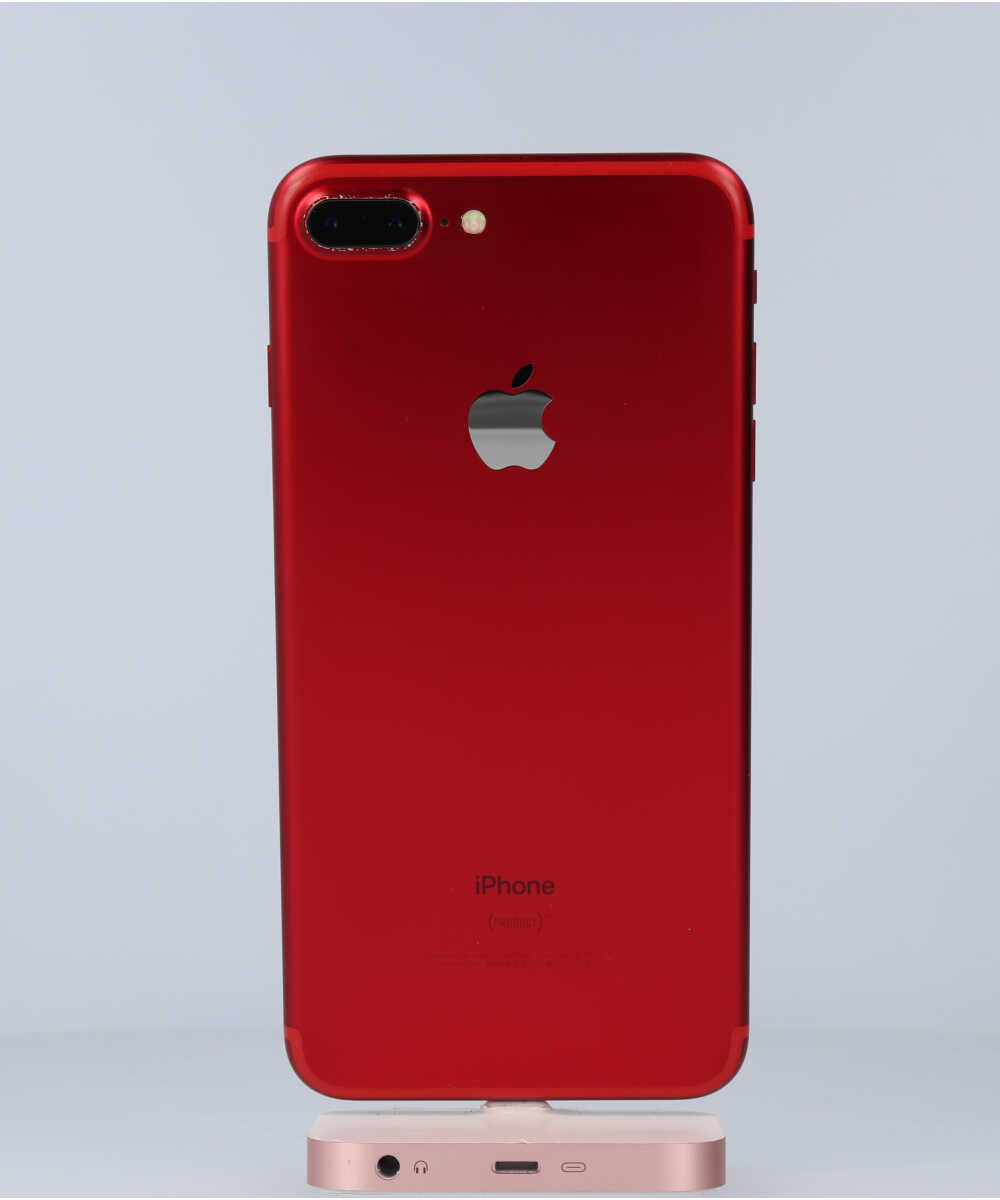 iPhone 7 Plus 128GB SIMフリー バッテリー最大容量:81% レッド Bグレード (353838080370824) 中古