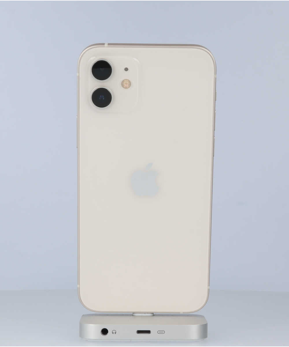 iPhone 12 64GB SIMフリー バッテリー最大容量:90% ホワイト Aグレード (353920966293435) 中古