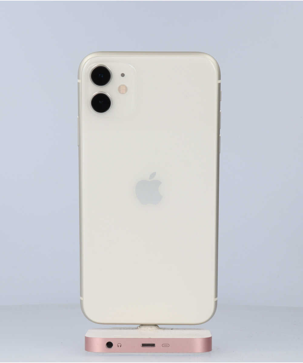 iPhone 11 128GB SIMフリー バッテリー最大容量:85% ホワイト Aグレード (354004100059546) 中古