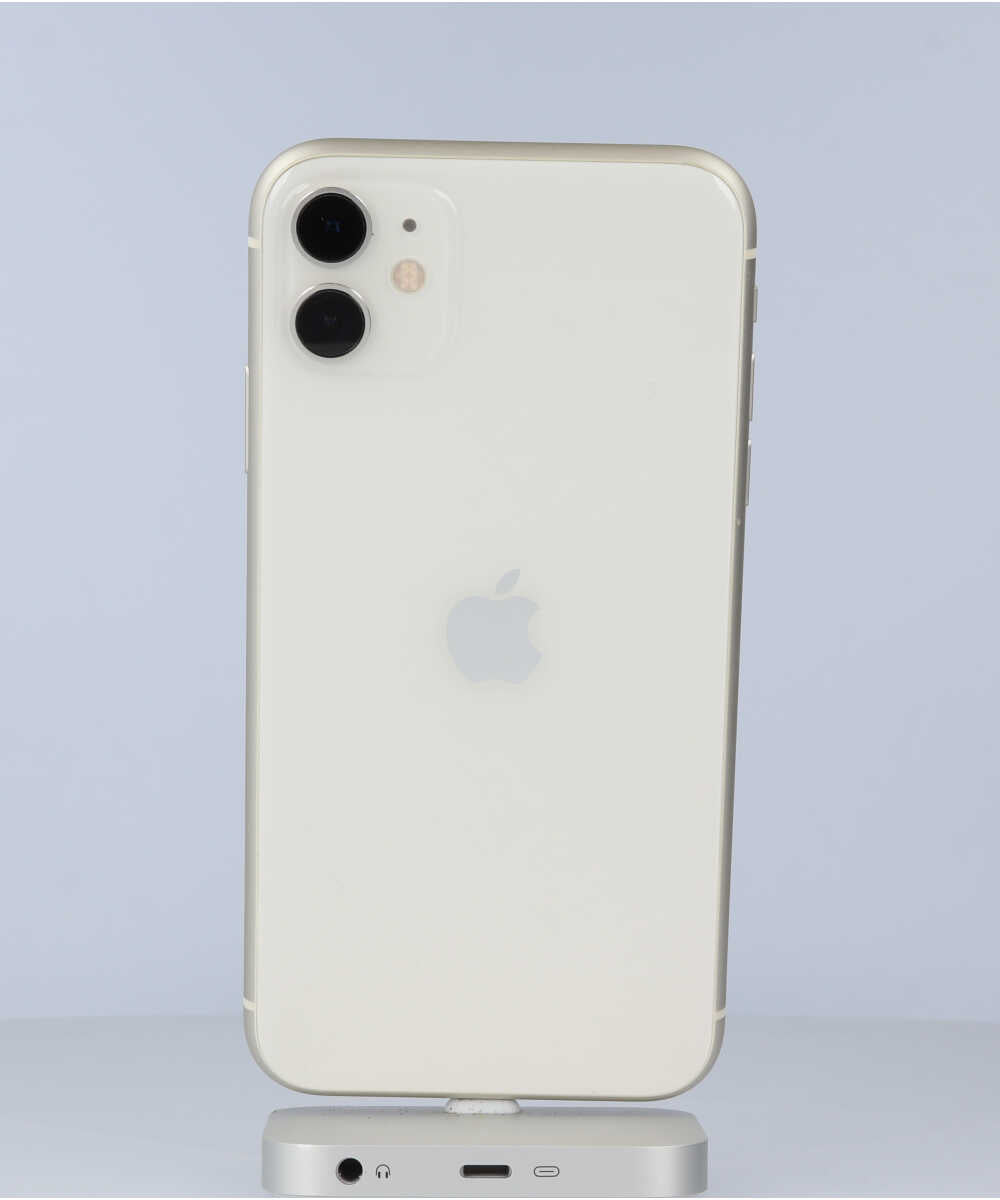 iPhone 11 64GB SIMフリー バッテリー最大容量:86% ホワイト Aグレード (354004102613639) 中古