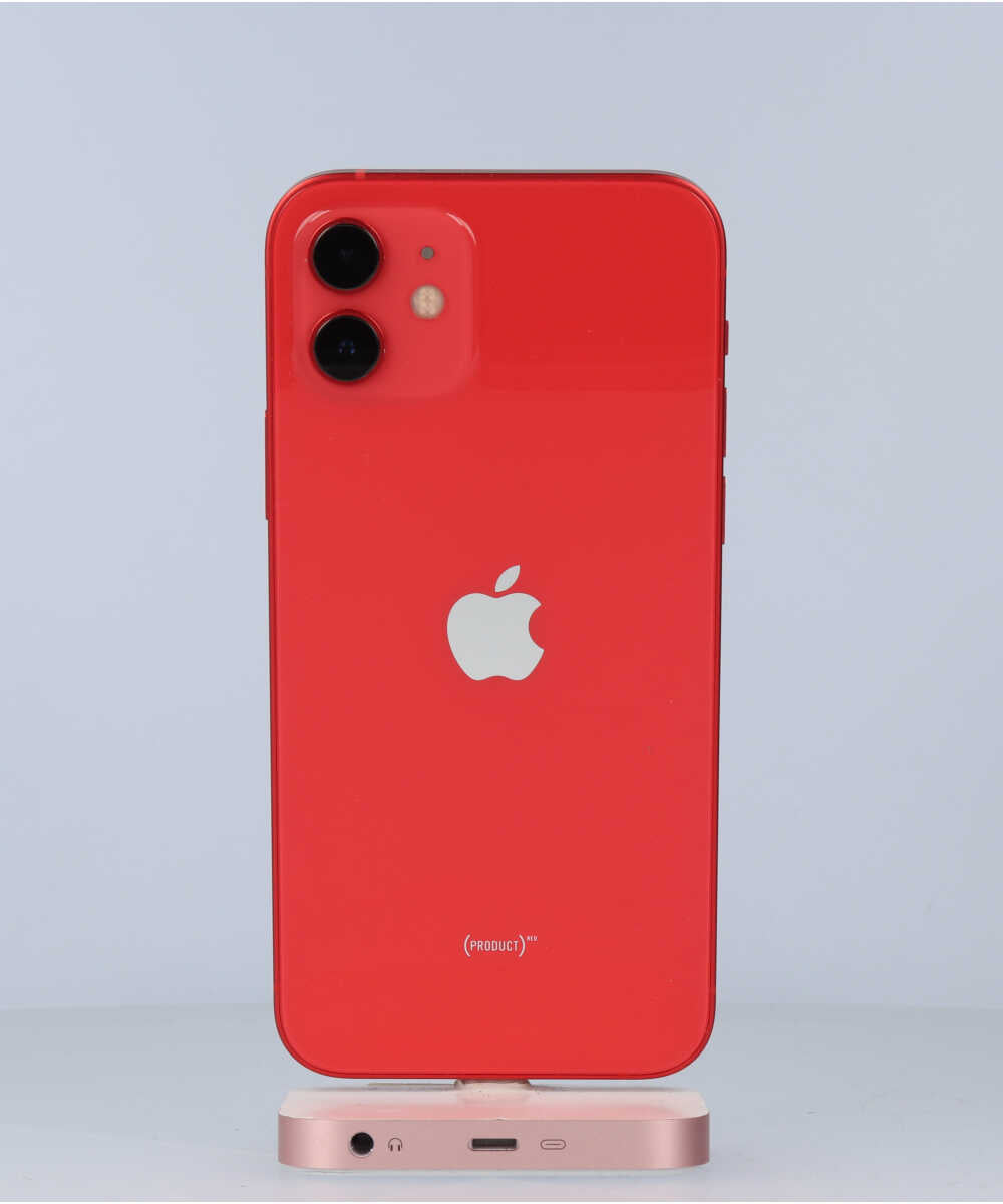 iPhone 12 64GB SIMフリー バッテリー最大容量:91% レッド Aグレード (354047640152743) 中古