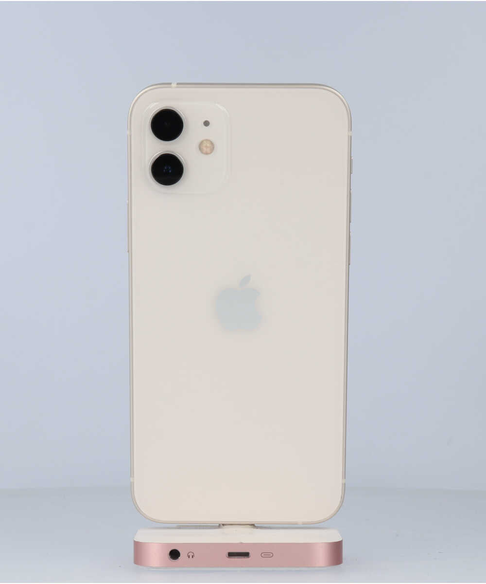 iPhone 12 64GB SIMフリー バッテリー最大容量:90% ホワイト Aグレード (354047642700127) 中古