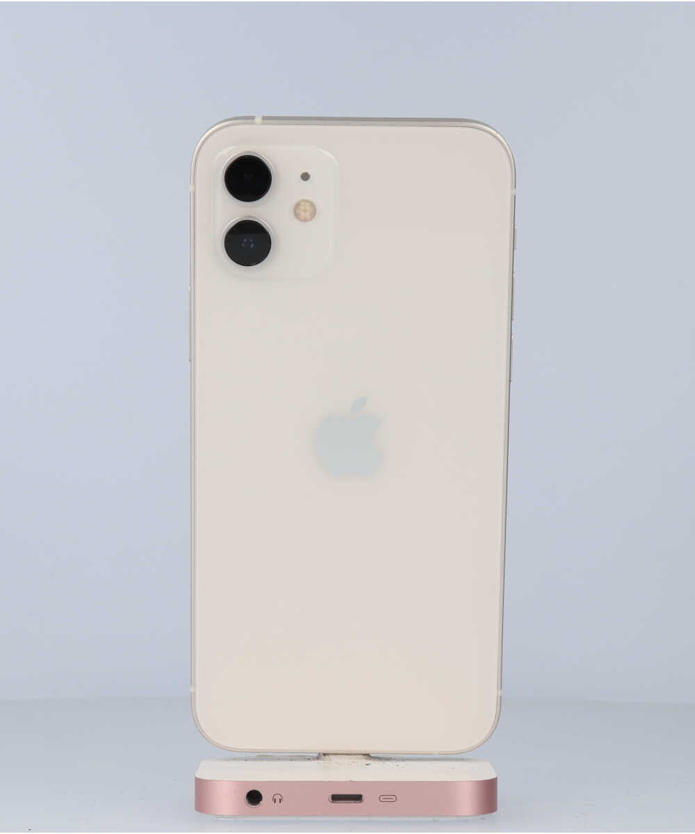 iPhone 12 64GB SIMフリー バッテリー最大容量:89% ホワイト Aグレード (354047646330376) 中古