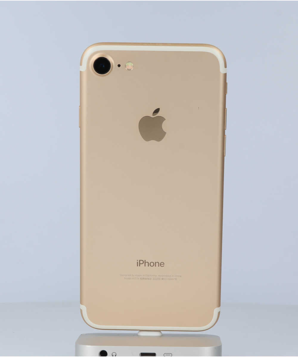 iPhone 7 32GB SIMフリー バッテリー最大容量:87% ゴールド Aグレード (355847082818605) 中古