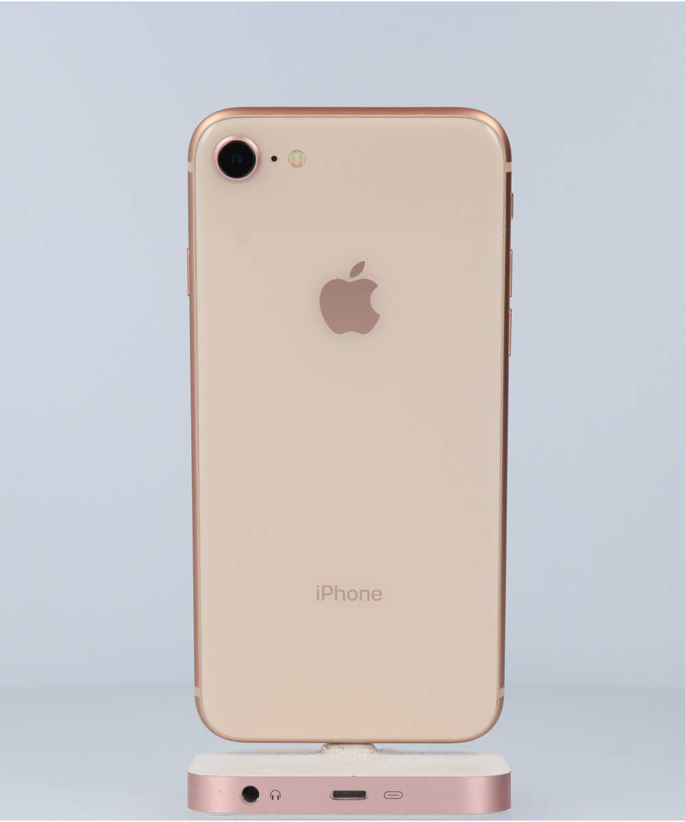 iPhone 8 64GB SIMフリー バッテリー最大容量:90% ゴールド Aグレード (356098095151878) 中古