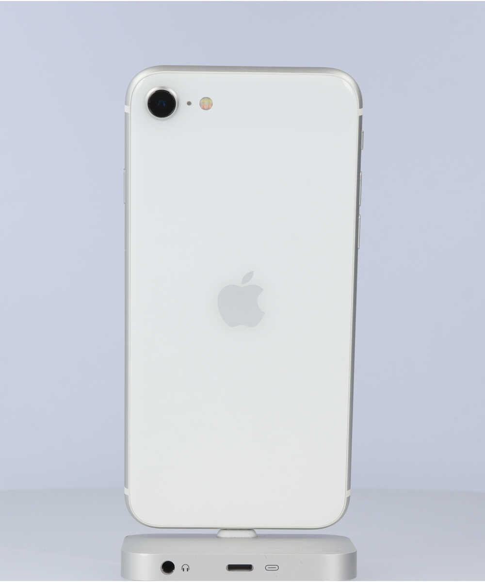 iPhone SE (第 2 世代) 64GB SIMフリー バッテリー最大容量:85% ホワイト Aグレード (356485108968861) 中古
