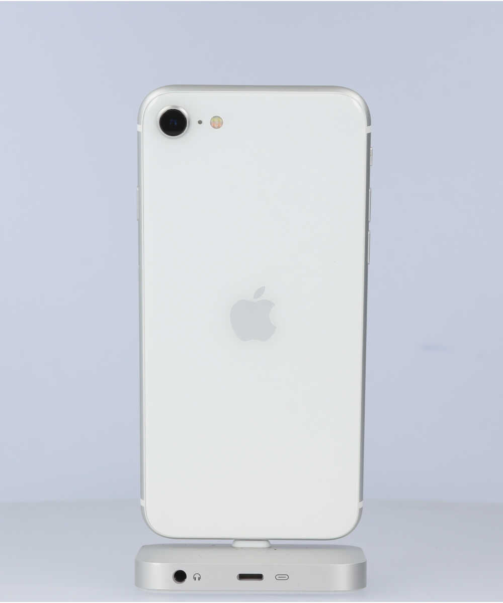iPhone SE (第 2 世代) 64GB SIMフリー バッテリー最大容量:87% ホワイト Aグレード (356497105885618) 中古