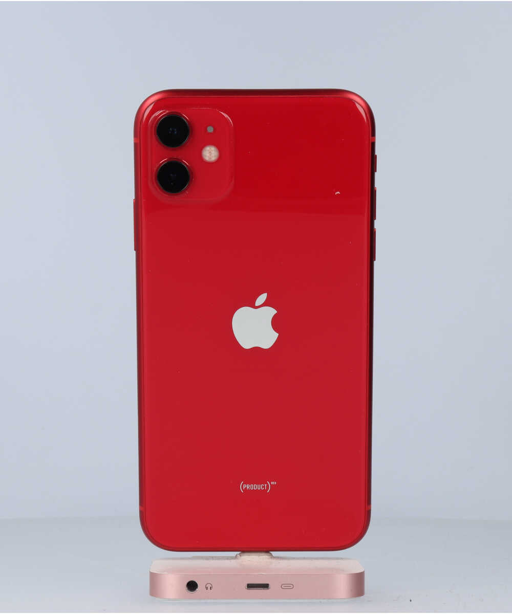 iPhone 11 128GB SIMフリー バッテリー最大容量:80% レッド Aグレード (356569109618656) 中古