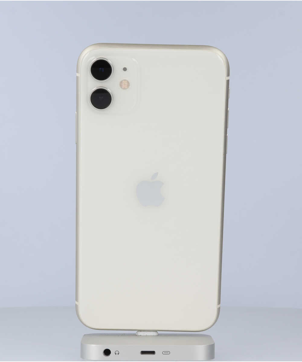 iPhone 11 64GB SIMフリー バッテリー最大容量:86% ホワイト Aグレード (356580107628605) 中古