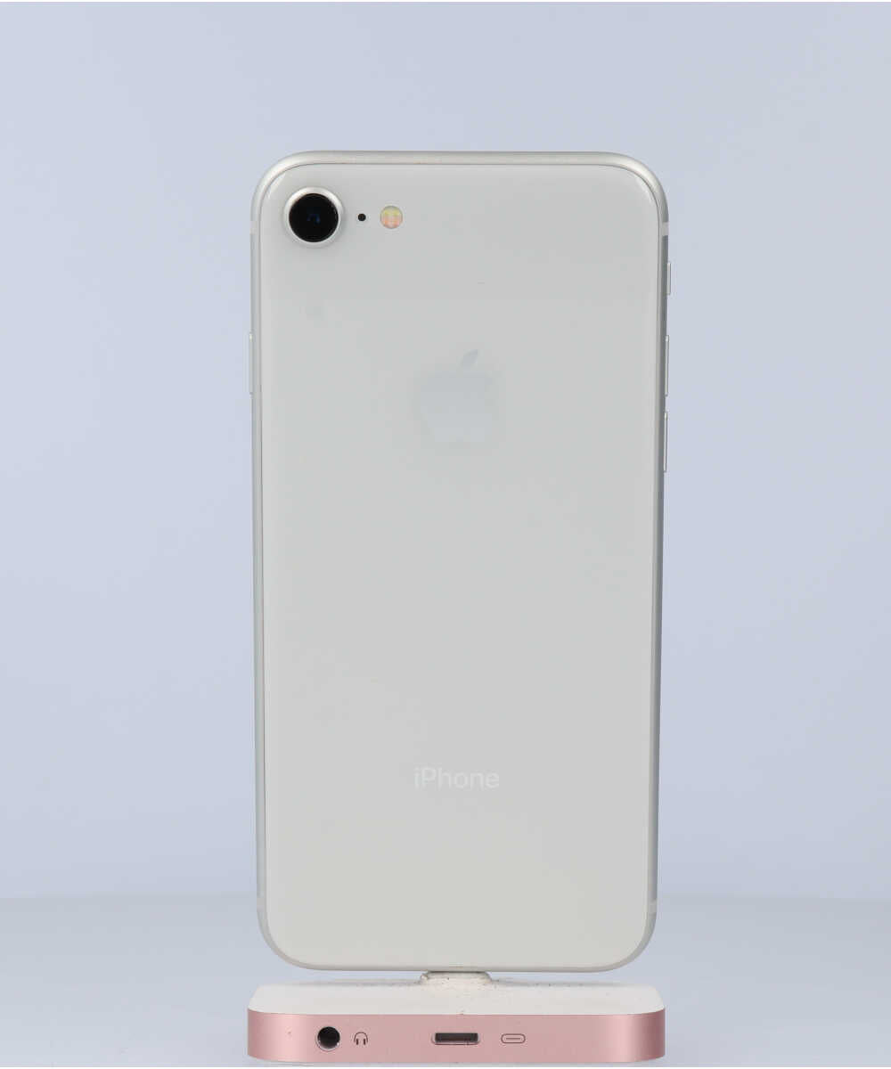 iPhone 8 64GB SIMフリー バッテリー最大容量:90% シルバー Aグレード (356730084071812) 中古