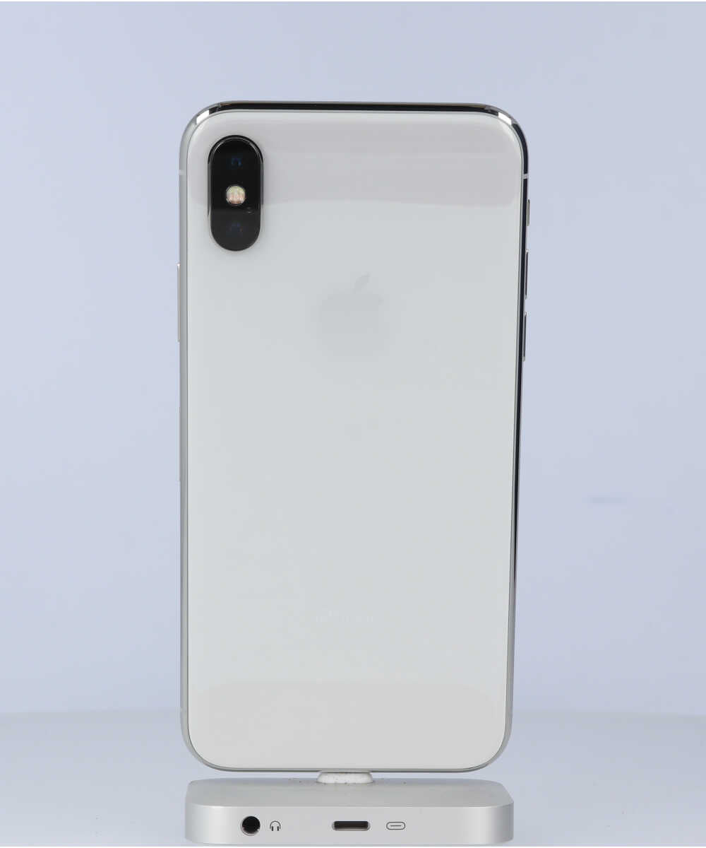 iPhone X 256GB SIMフリー バッテリー最大容量:92% シルバー Bグレード (356742089188012) 中古