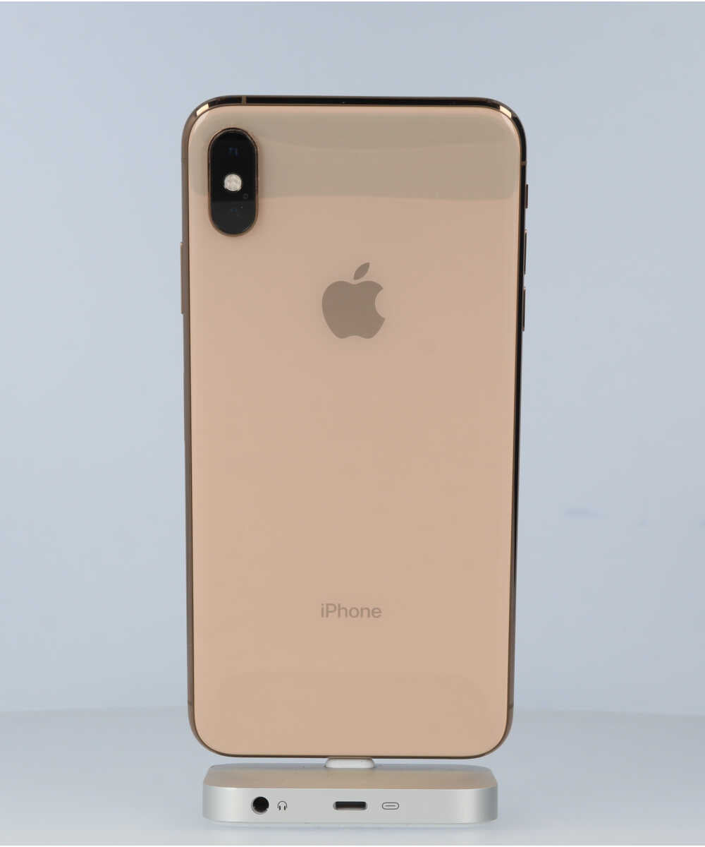 iPhone XS Max 256GB SIMフリー バッテリー最大容量:92% ゴールド Bグレード (357306090034059) 中古