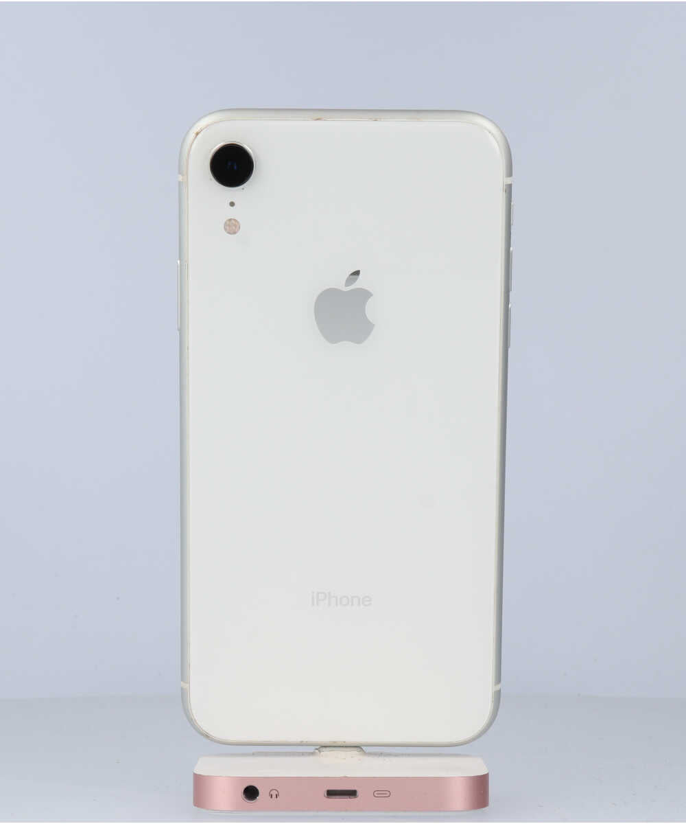 iPhone XR 128GB SIMフリー バッテリー最大容量:80% ホワイト Aグレード (357373092100486) 中古