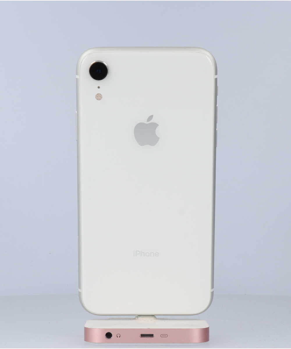 iPhone XR 128GB SIMフリー バッテリー最大容量:86% ホワイト Aグレード (357373092273556) 中古