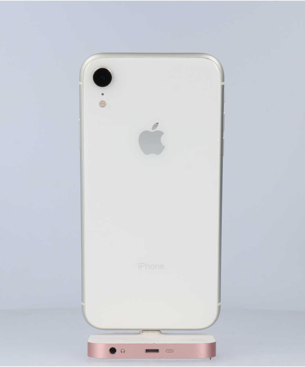 iPhone XR 64GB SIMフリー バッテリー最大容量:89% ホワイト Aグレード (357375091674320) 中古