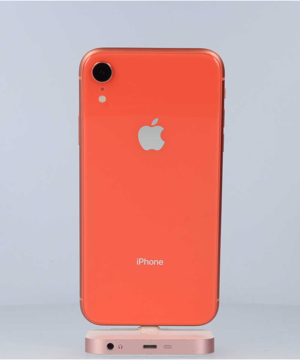 iPhone XR 128GB SIMフリー バッテリー最大容量:85% コーラル Aグレード (357375096444919) 中古