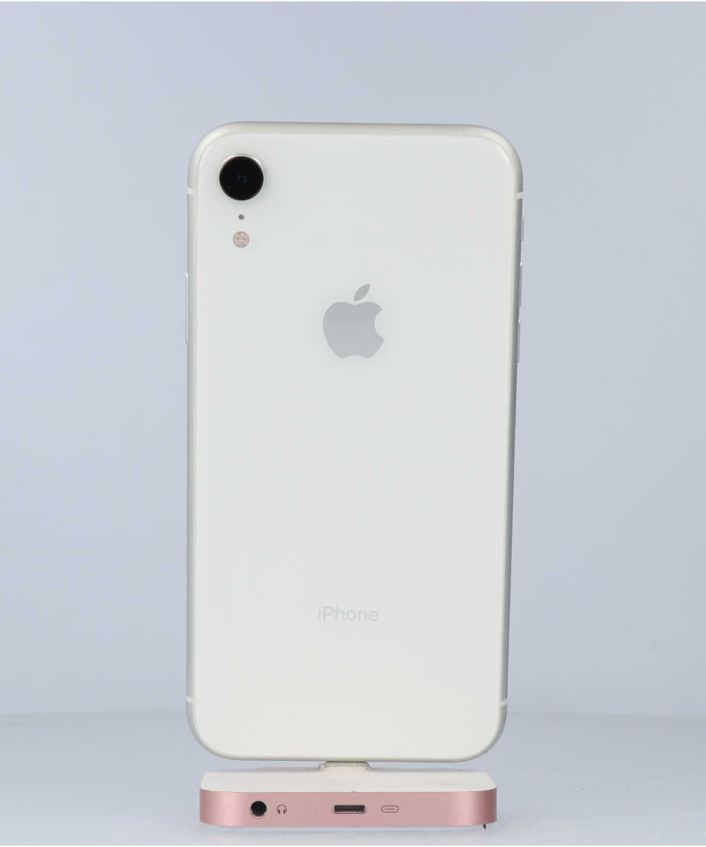 iPhone XR 64GB SIMフリー バッテリー最大容量:89% ホワイト Aグレード (357379092210399) 中古