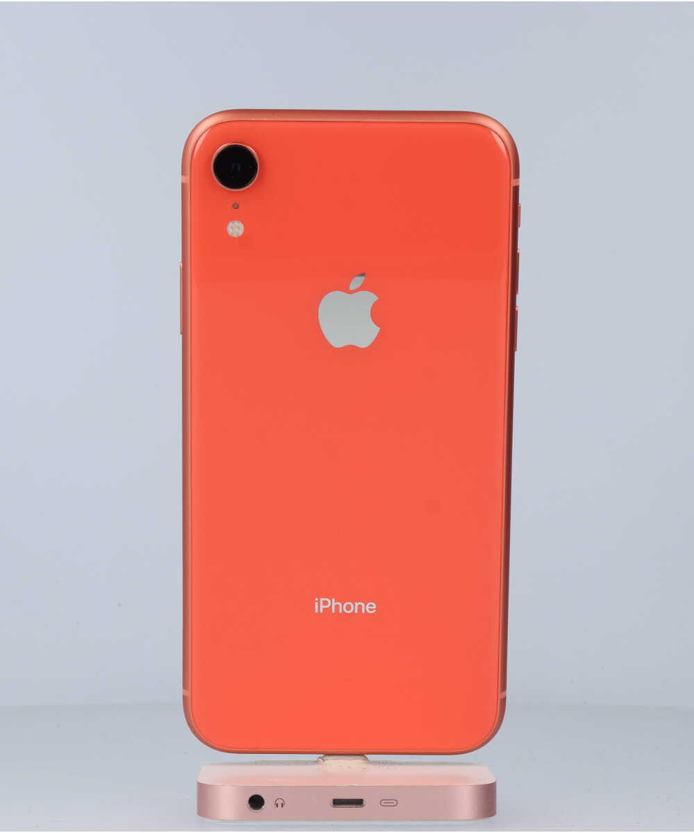 iPhone XR 256GB SIMフリー バッテリー最大容量:86% コーラル Aグレード (357379093488820) 中古